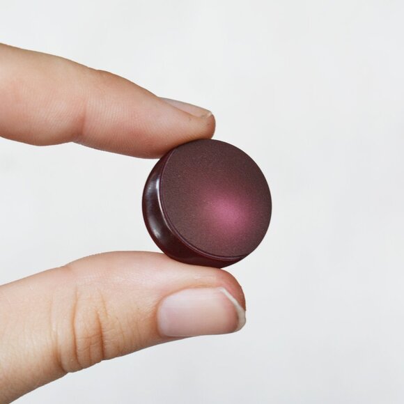 Half Moon Purple Pin Button - Picture 1 of 4